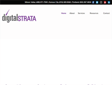 Tablet Screenshot of digital-strata.com